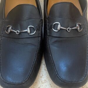 Cole Haan Black Leather Men's Slip-On Loafers Driving Mocs 12